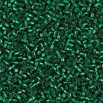 Miyuki Delica Seed Beads 5g 11/0 DB0605 TSL Emerald Green