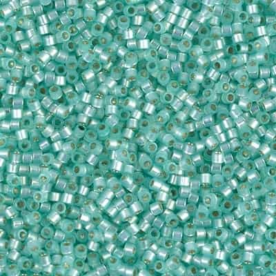 Miyuki Delica Seed Beads 5g 11/0 DB0626 TSL S-MA Light Aqua