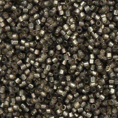 Miyuki Delica Seed Beads 5g 11/0 DB0631 TSL S-MA Dark Silvery-Grey