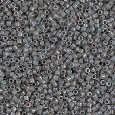 Miyuki Delica Seed Beads 5g 11/0 DB0652 OP Bluish Grey