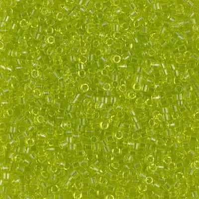 Miyuki Delica Seed Beads 5g 11/0 DB0712 T Light Lime Green