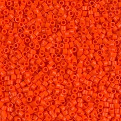 Miyuki Delica Seed Beads 5g 11/0 DB0722 OP Orange