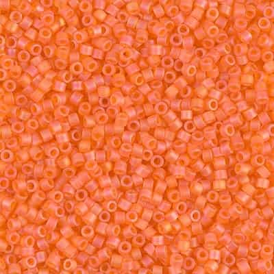 Miyuki Delica Seed Beads 5g 11/0 DB0855 TR MA Orange