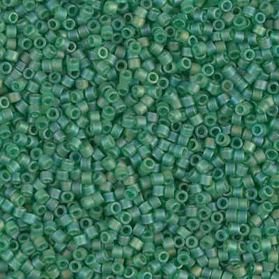 Miyuki Delica Seed Beads 5g 11/0 DB0858 TR MA Aqua/Lime