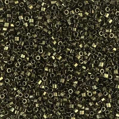 Miyuki Delica Seed Beads 5g 11/0  DBH0011 Hex M Olive