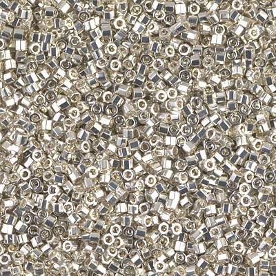 Miyuki Delica Seed Beads 5g 11/0  DBH0035 Hex M Galvanized Silver