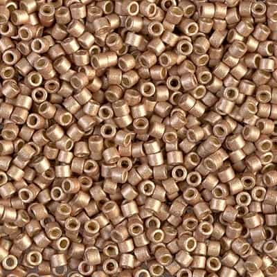 Miyuki Delica Seed Beads 5g 10/0 DBM1834F Duracoat GA MA Champagne