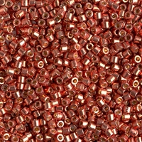 Miyuki Delica 10/0 Seed Beads 5g 10/0 DBM1837 Duracoat Galvanized Pink Blush