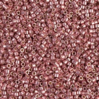 Miyuki Delica 10/0 Seed Beads 5g 10/0 DBM1839 Duracoat Galvanized Dark Coral