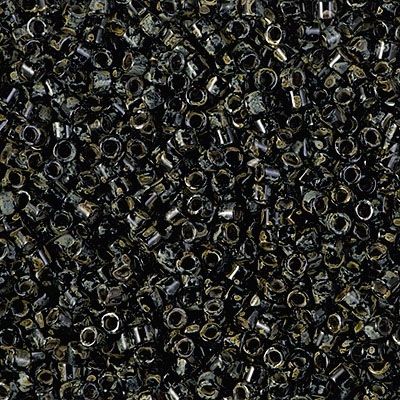 Miyuki Delica 10/0 Seed Beads 5g 10/0 DBM2261 Picasso Smoky Obsidian