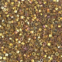 Miyuki Delica Seed Beads 1g DBMH0501 Hex 22 Karat Gold Iris