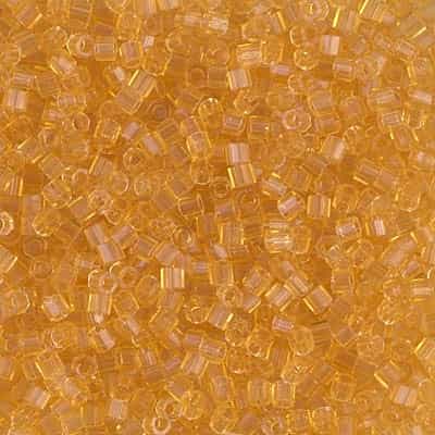 Miyuki Delica Seed Beads 5g DBMH0702 Hex T Light Topaz