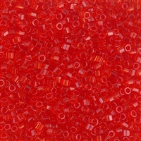 Miyuki Delica Seed Beads 5g DBMH0704 Hex T Orangish Red