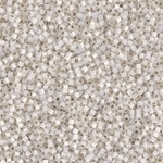 Miyuki Delica Seed Beads 15/0 1 Gram DBS0221 ICL White Opal/Gilt