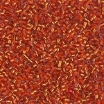 Miyuki Delica Seed Beads 15/0 1 Gram DBS0043 TSL Orangish Red