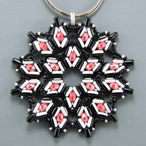 BeadSmith Digital Download Patterns - Cherry and Licorice Pendant