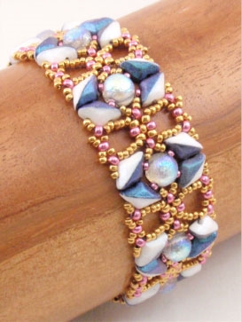 BeadSmith Digital Download Pattern - Echoes of Erte Bracelet