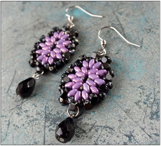 BeadSmith Digital Download Patterns - Fabrizia Earrings