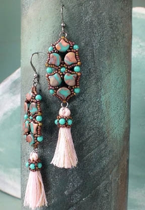 BeadSmith Digital Download Patterns - Fairy Wings Earrings