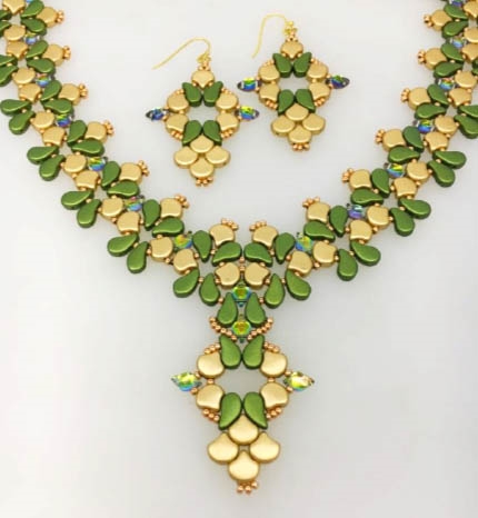 BeadSmith Digital Download Patterns - Ginko Paisley Necklace