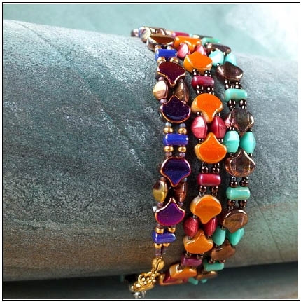 BeadSmith Digital Download Patterns - Ginko Wrap Bracelet