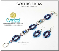 BeadSmith Digital Download Pattern - Gothic Links Bracelet & Earrings by Debora Hodoyer