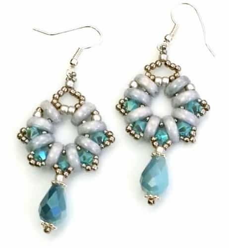 BeadSmith Digital Download Patterns - Half Moon Earrings