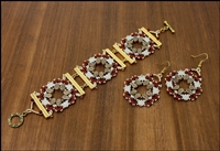 BeadSmith Digital Download Pattern - Kouroupa's Treasure Bracelet & Earrings