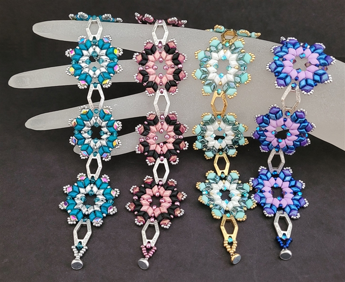 BeadSmith Digital Download Patterns - Passionflower Bracelet