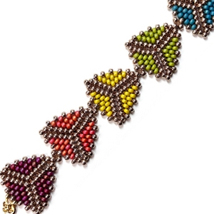 BeadSmith Digital Download Pattern - Triad Bracelet