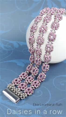 All Beads CZ Exclusive Bead Store Patterns - Daisies In A Row