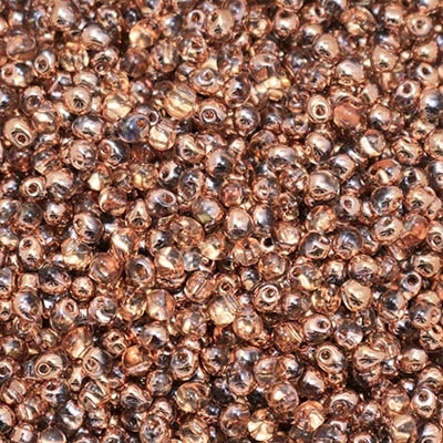 Miyuki Drop/Frings Seed Beads 3.4mm DP-55007 - Crysal Capri Gold - 10 Grams
