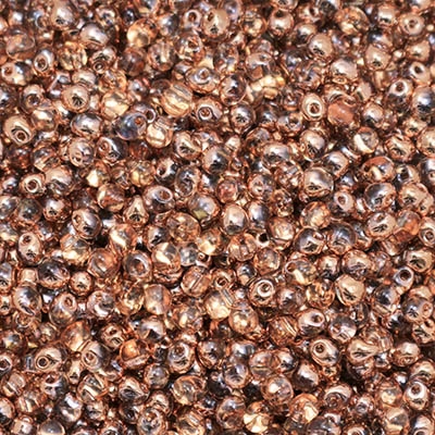 Miyuki Drop/Frings Seed Beads 3.4mm DP-55007 - Crysal Capri Gold - 10 Grams