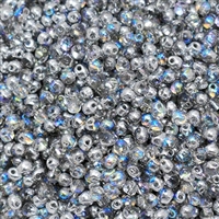 Miyuki Drop/Frings Seed Beads 3.4mm DP-55017 - Crystal Silver Rainbow - 10 Grams
