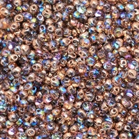 Miyuki Drop/Frings Seed Beads 3.4mm DP-55020 - Crystal Copper Rainbow - 10 Grams