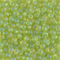 Miyuki Drop/Fringe Seed Beads 3.4mm DP143FR TR MA Lime Green