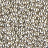 Miyuki Drop/Fringe Seed Beads 3.4mm DP181 GA Silver