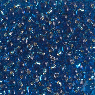 Miyuki Drop/Fringe Seed Beads 3.4mm DP25 TSL Capri Blue