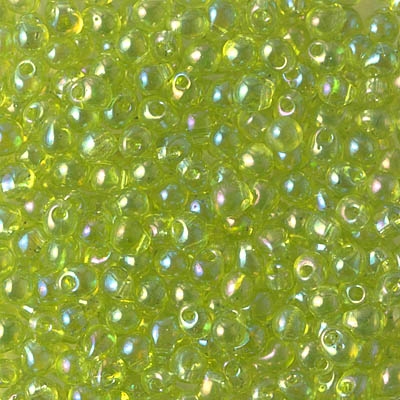 Miyuki Drop/Fringe Seed Beads 3.4mm DP258 TR Lime Green