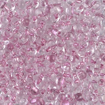 Miyuki Drop/Fringe Seed Beads 3.4mm DPF36 F ICL* Antique Rose/Crystal