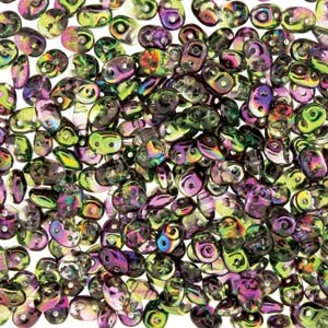 [ OR ] DU0500030-95000 - SuperDuo 2.5X5mm Crystal Magic Violet-Green - 8 Grams