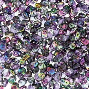 [ OR ] DU0500030-95500 - SuperDuo 2.5X5mm Crystal Magic Violet-Grey- 8 Grams