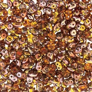 DU0510060-27101 - SuperDuo 2.5X5mm Topaz Capri Gold- 8 Grams