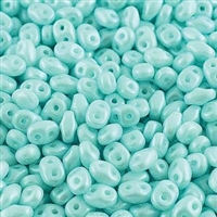 DU0525018 - SuperDuo 2.5X5mm Pastel Light Azore - 8 Grams