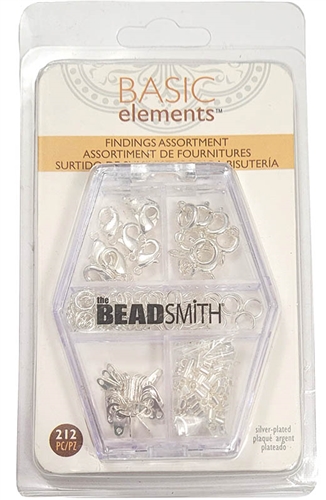 Basic Elements Findings Assortment - Silver Plated