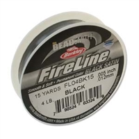 FireLine 4LB/Size B 15YD Black