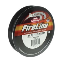 FireLine 4LB/Size B 125YD Smoke Grey
