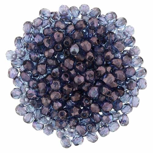 FP2-15726 - Firepolish 2mm : Luster - Transparent Amethyst - 25 pieces