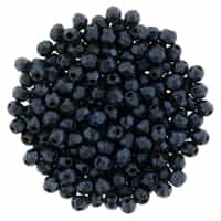 FP2-79032 - Firepolish 2mm : Metalli Suede - Dark Blue - 25 pieces