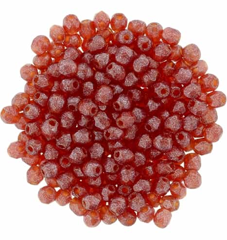 FP2-S9C9008 - Firepolish 2mm : Flash Pearl - Siam Ruby - 25 pieces